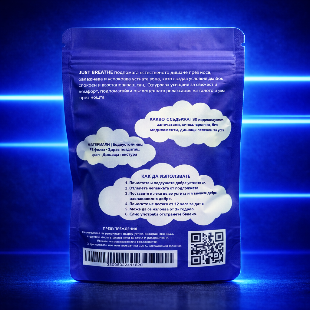Just Breath Лепенки За Уста 30бр